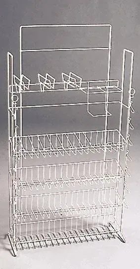 Portarrollos decorativo de acero fabricado por ARANSA — Base de lámina con figura cortada y acabado negro.