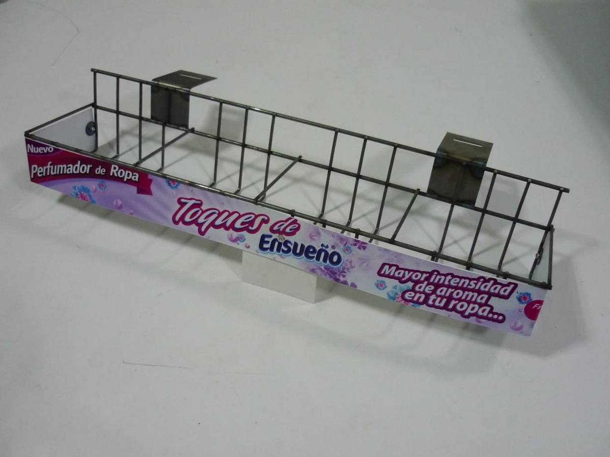Canastilla con gráfico de marca