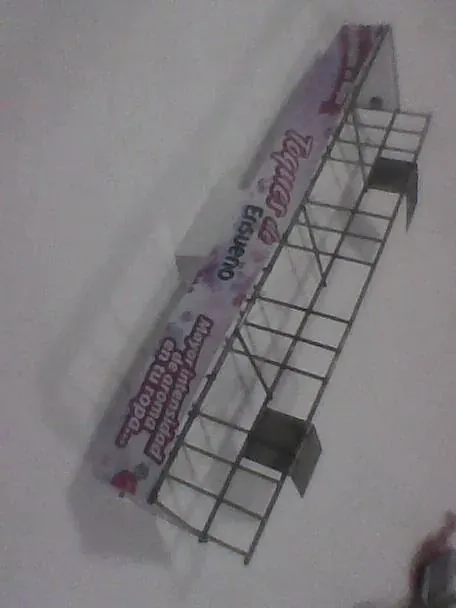 Rack de organizadores de acero fabricado por ARANSA — Panel metálico con gavetas para ferretería.