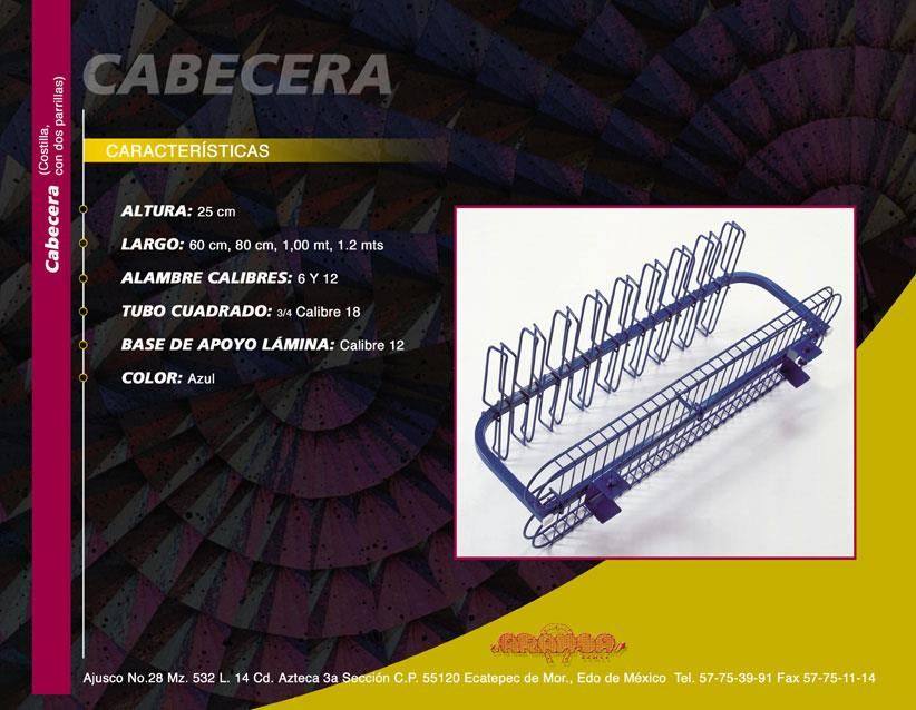 Ficha técnica: Cabecera